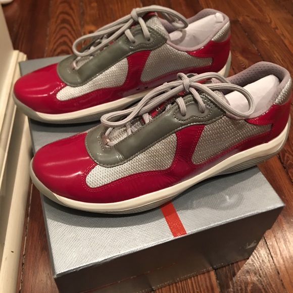 Prada sneakers size 39 EU Cherry - Picture 4 of 6